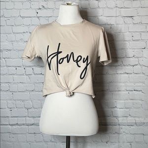Honey crop top